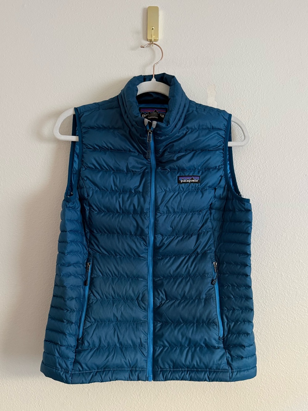 Patagonia Women's Down Sweater Vest in lagom blue Sz M